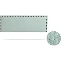 Moonia Hoofdbord - Slaapkamer Hoofdbord - Aqualine Stof - Aqua Groen - Elegant en Duurzaam - Vlekbestendig