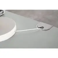 Schäfer Shop bureau MODENA FLEX - elektrisch in hoogte verstelbaar - rechthoekig - T-poot - B 1800 x D 800 mm - ahorn/blank aluminium
