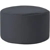 DS Produkte Zitzak poef | Compacte zitzak met 3-in-1-functie: comfortabele poef, handig tafeltje en stijlvolle voetenbank voor binnen en buiten | Met flexibele EPS-vulling | Ø 25 x 45 cm