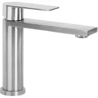 REA - Hunter - Wastafelkraan - Geborsteld Nikkel Low - 12,5X20X17,5Cm
