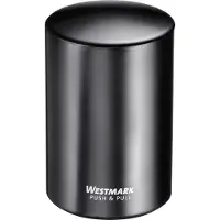 Westmark Automatische kurkentrekker, voor kroonkurken, aluminium, Push&Pull, zwart, 5,3 x 5,3 x 8 cm