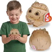 Sarcia.eu TY MARVEL Groot Ronde mascotte, om mee te gooien, zacht knuffeltje, pluche BEANIE BALLS 9 cm