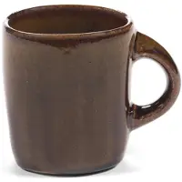 Serax Uncharted Out of Lines koffiekop 22cl ocher (set van 4)