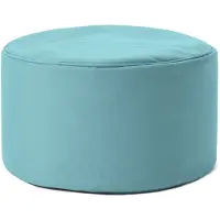 DS Produkte Zitzak poef | Compacte zitzak met 3-in-1-functie: comfortabele poef, handig tafeltje en stijlvolle voetenbank voor binnen en buiten | Met flexibele EPS-vulling | Ø 25 x 45 cm