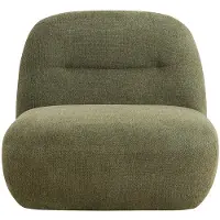 Vente-unique Groene textielen draaibare fauteuil POZETI