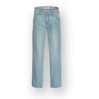 Vingino Straight Jeans Peppe carpenter Jongen Blauw 158