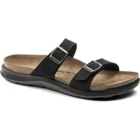 Birkenstock Sierra Dames Slippers Black Narrow-fit | Zwart | Imitatieleer | Maat 35