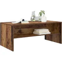 vidaXL Salontafel Oudhout 100 x 50 x 40 cm Bewerkt hout