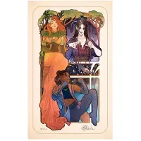 Sideshow collectibles Critical Role Art Print Marisha Ray: 10th Anniversary Art Nouveau Illustrations 46 x 28 cm - unframed