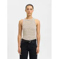 Selected Top 'ANNA' beige / zwart