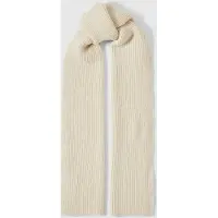 Selected 100% Merinowol Sjaal Heren Beige ONE SIZE
