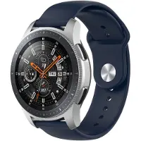123Watches siliconen sport band - marineblauw - - Geschikt voor Polar Vantage M / Vantage M2 / Vantage M3 /Vantage V3 / Grit X / Grit X Pro / Grit X2 Pro / Overige smartwatches met 22mm bandje