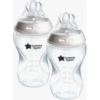 Tommee tippee Natural Start Babyflessen - set van 2 x 340ml baby flessen - Medium toevoersnelheid 3m+