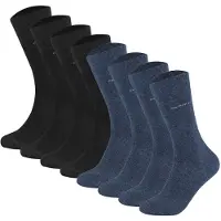 Camano Sokken donkerblauw / zwart