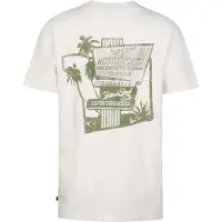 Petrol Industries Shirt 'Mezcal' groen gemêleerd / offwhite