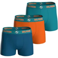 NFL Boxershorts ' NFL Miami Dolphins ' blauw / turquoise / oranje