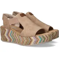 Rieker Sandaal 'Sandalen Hak' beige