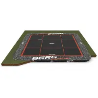 Berg Ultim Pro Bouncer Vierkante Flatground Trampoline 500x500 cm