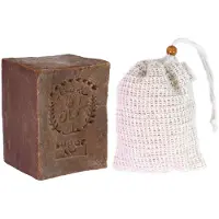 Tumelo Originele Aleppo-zeep 200 g 60% olijfolie 40% laurierolie + sisal zeepzakje, handgemaakte olijfoliezeep Natuurzeep - Test