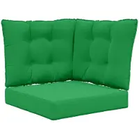 vidaXL Buitenbankkussen Polyester Groen 50,5 x 50,5 cm
