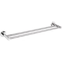 Adema Rise Dubbele Handdoekrek - 60 cm - passend bij Grohe Chrome