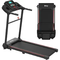 Brixy Loopband - Safety Lock - 1-14 km/u - Inklapbaar - 130 x 66 x 114 cm - Zwart