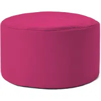 DS Produkte Zitzak poef | Compacte zitzak met 3-in-1-functie: comfortabele poef, handig tafeltje en stijlvolle voetenbank voor binnen en buiten | Met flexibele EPS-vulling | Ø 25 x 45 cm