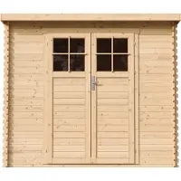 Timbela M310F - Houten tuinhuis - 2,63 m² - 142x239xH200 cm - zonder vloer