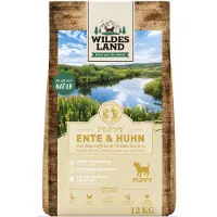 Wildes Land - Puppy - Eend & Kip / Duck & Chicken with potatos - 12kg