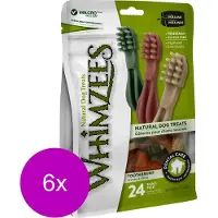 Whimzees Tandenborstel Stazak - Hondensnacks - 6 x Dental 24x8.6 cm 24 stuks Small