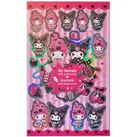 Sakami Merchandise Sanrio Pink Black Party Series Sticker Pack Kuromi & My Melody