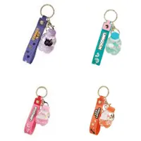 Itotal Set van 4 Sleutelhanger Liquid Fles Keychain Bottle Plastic 3.3x2.9x5cm
