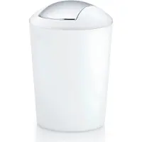 DNA Prullenbak - Prullenmand - Afvalbak - Trash Can - Wit - 20cm x 20cm x 29cm