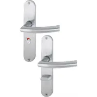 Hoppe Kruk-kruk set E1430Z Schild E302 Wc63X8Rvs