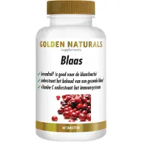 Golden naturals Blaas Tabletten