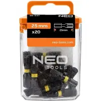 Neo Tools Slagboren TX30 x 25mm 20 stuks - Hoge Kwaliteit S2 Staal