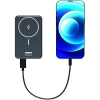 Port Designs 907005, 10000 mAh, lithium-polymeer (LiPo), Power Delivery, draadloos opladen, zwart