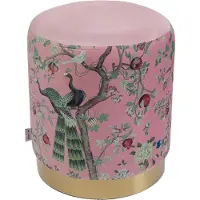 Kare design Kruk Cherry Peacock Brass Ø32cm