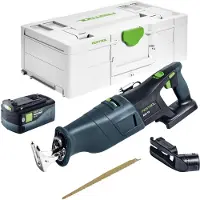 Festool RSC 18 EB-Basic accu-reciprozaag 18 V borstelloos + 1x accu 5,0 Ah + Systainer - zonder oplader