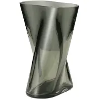 Georg Jensen Lituus glazen vaas Grijs, klein