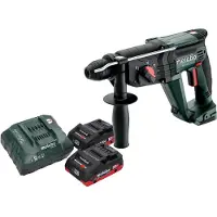 Metabo KH 18 LTX 24 accu combihamer 18 V 2.1 J SDS Plus + 2x LiHD accu 4.0 Ah + lader