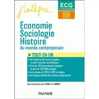 Dunod ECG 1 ET ECG 2 ECONOMIE SOCIOLOGIE HIST.DU MONDE 2026-2027