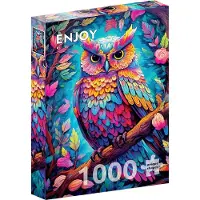 Enjoy Puzzle Dazzling Owl Puzzel 1000 Stukjes