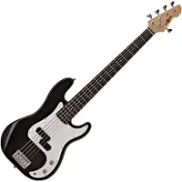 Gear4Music LA 5 String Bass Guitar by Black
