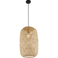 Globo Lighting Rotan hanglamp Mirena Ø 31cm