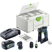 Festool CXS 18-Basic-set accuboormachine 18 V 40 Nm borstelloos + 1x accu 5,0 Ah + oplader + Systainer
