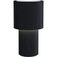 Herstal Iluma draagbare tafellamp Jet black