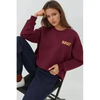 Hiccups for Kids Geborduurd Crew Neck Verhoogd Sweatshirt