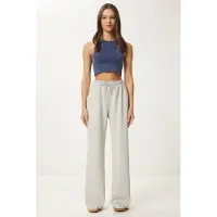 Happiness İstanbul Wijde Pijpen Sweatpants met Koord Taille