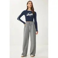 Happiness İstanbul Brede Pijpen Sweatpants met Trekkoord Taille